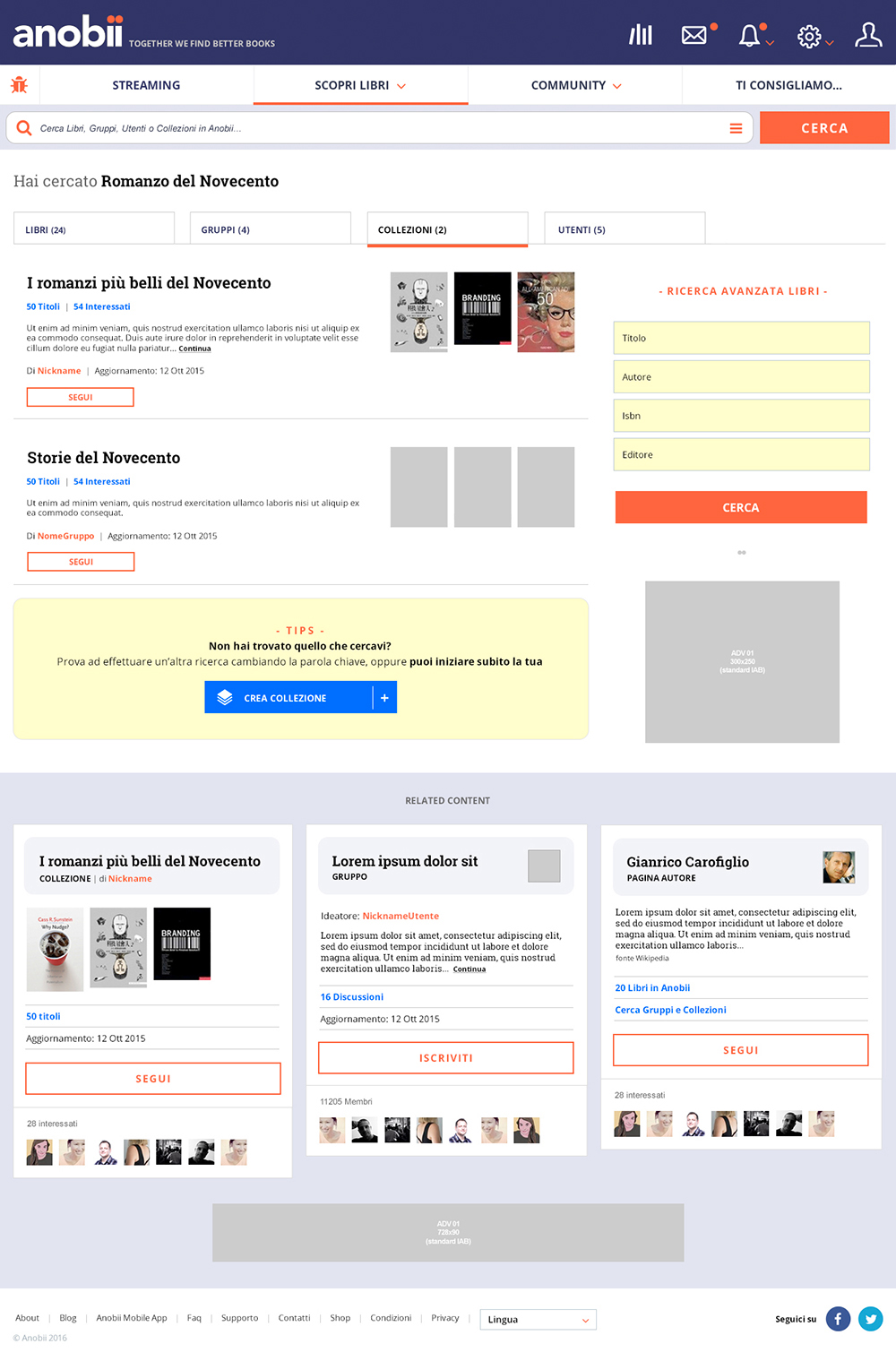 anobii social network redesign books library UGC