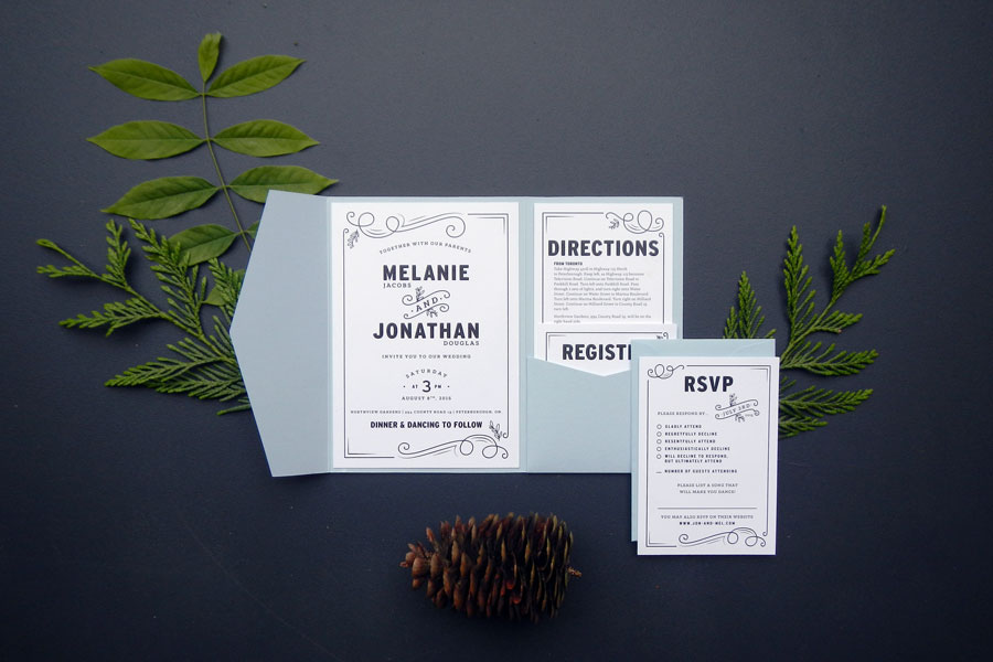 wedding Custom wedding stationary invitations wedding invitations rsvp design black and white flourishes