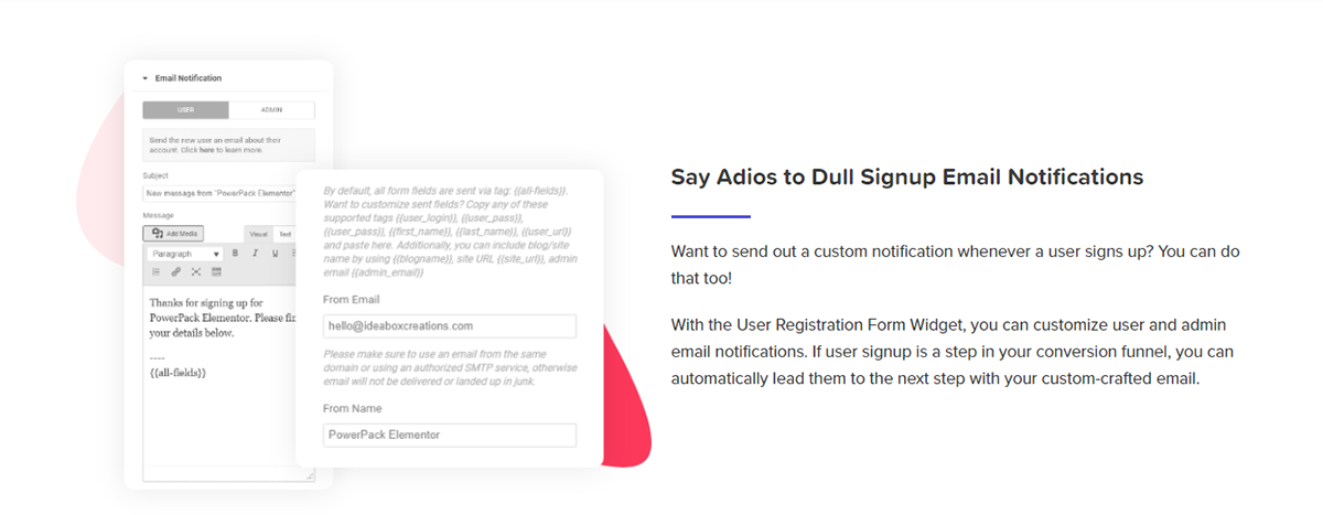 form design registration form