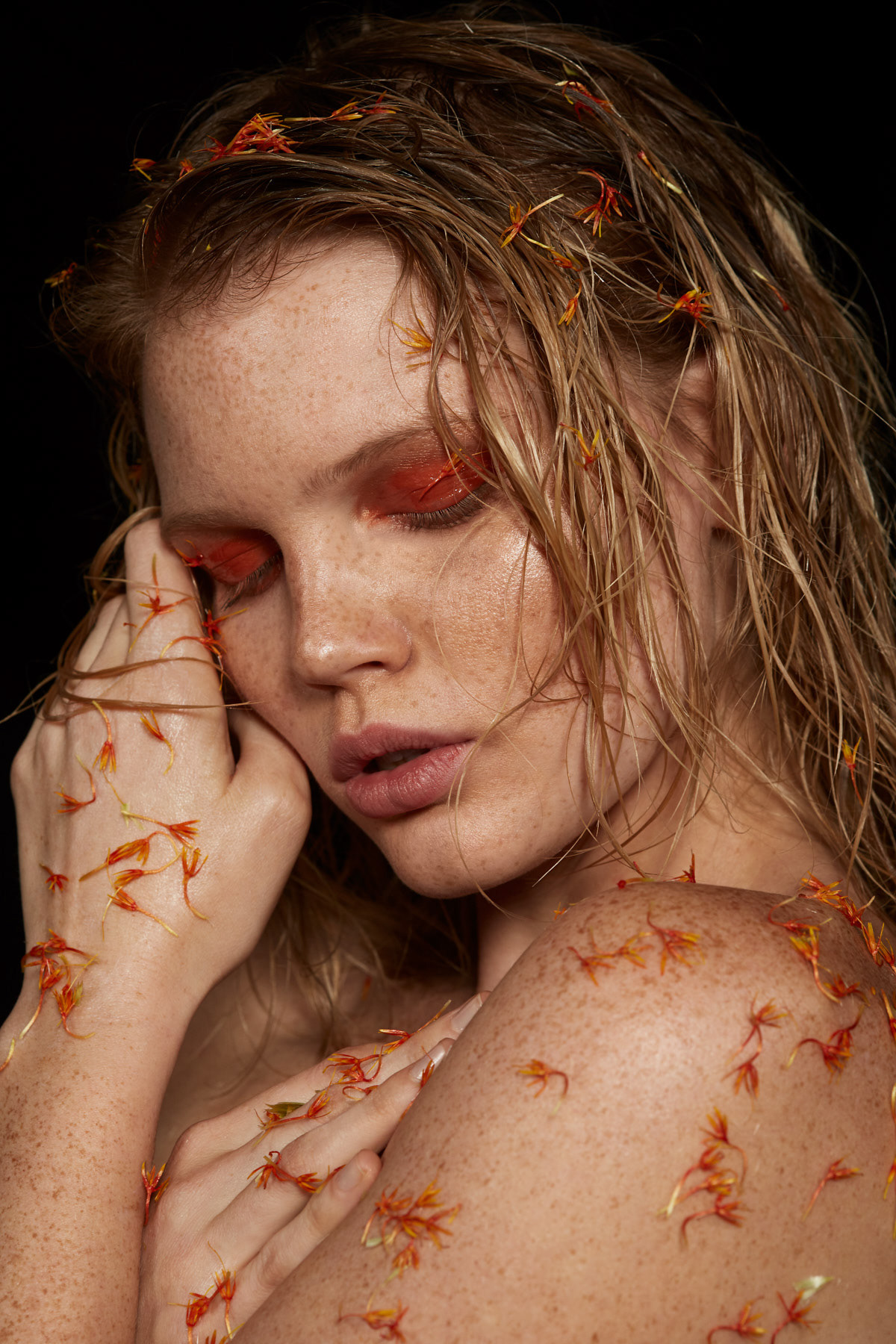 beauty freckles orange Flowers atlanta gloss blush