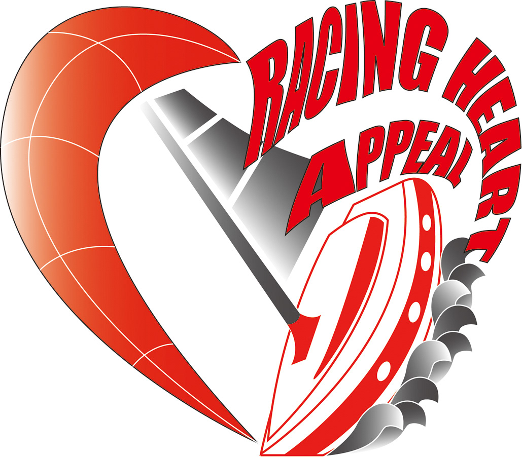 logo Racing heart appeal yacht Clipper charity