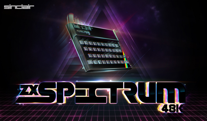 Video Games  spectrum  80's  Illustration Retro vintage