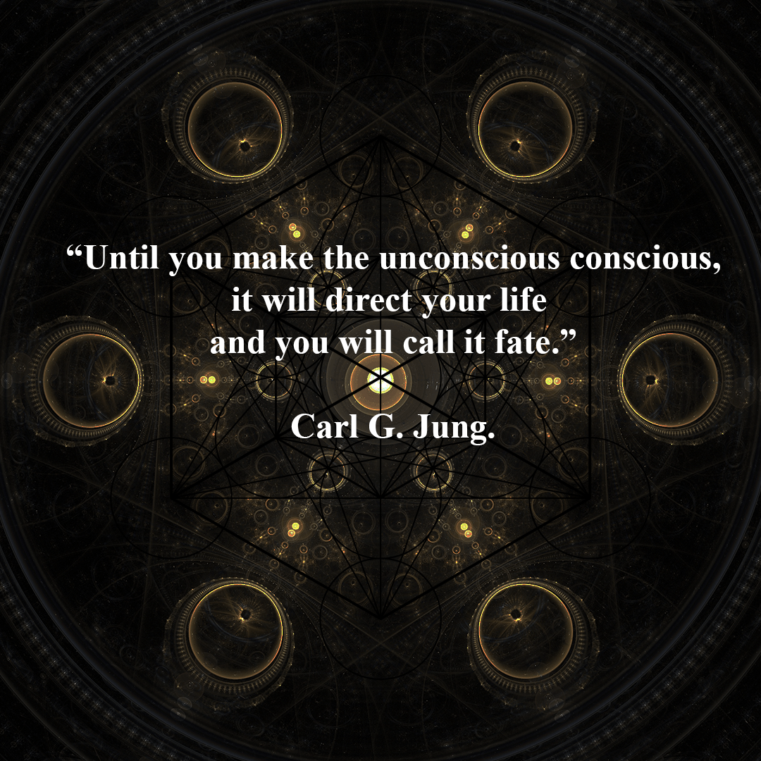 carljung consciousness fate Jung psychology quote sacredgeometry
