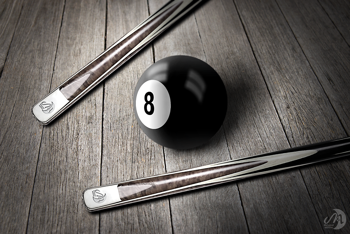 billiards 8ball photoshop Mohamed aooloon aooloon مصمم عبوات واغلفة محمد حسين