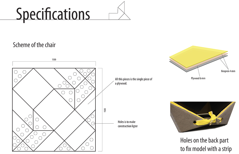 furniture chair origami  origamifurniture chairAMi product productdesign unusual furniture