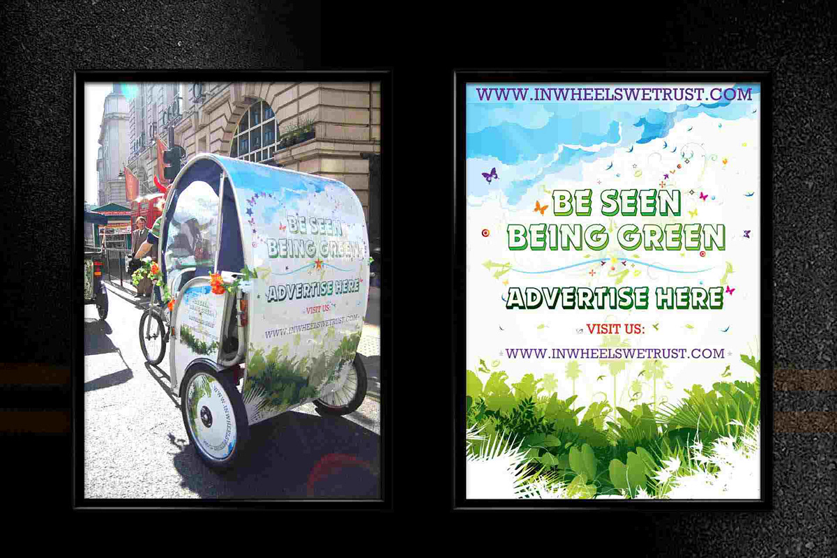 eco friendly Transport rickshaws IWWT OOH Event Branding event transport