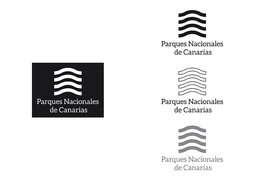 national logo canary Island volcán