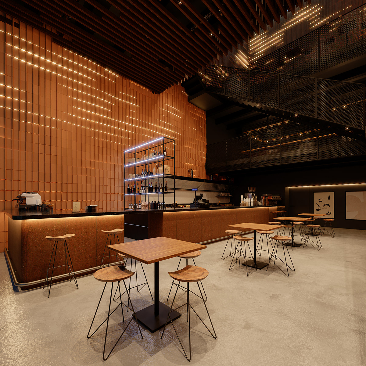 restaurant restaurante architect architectural design architecture visualization Render interior design  modern archviz