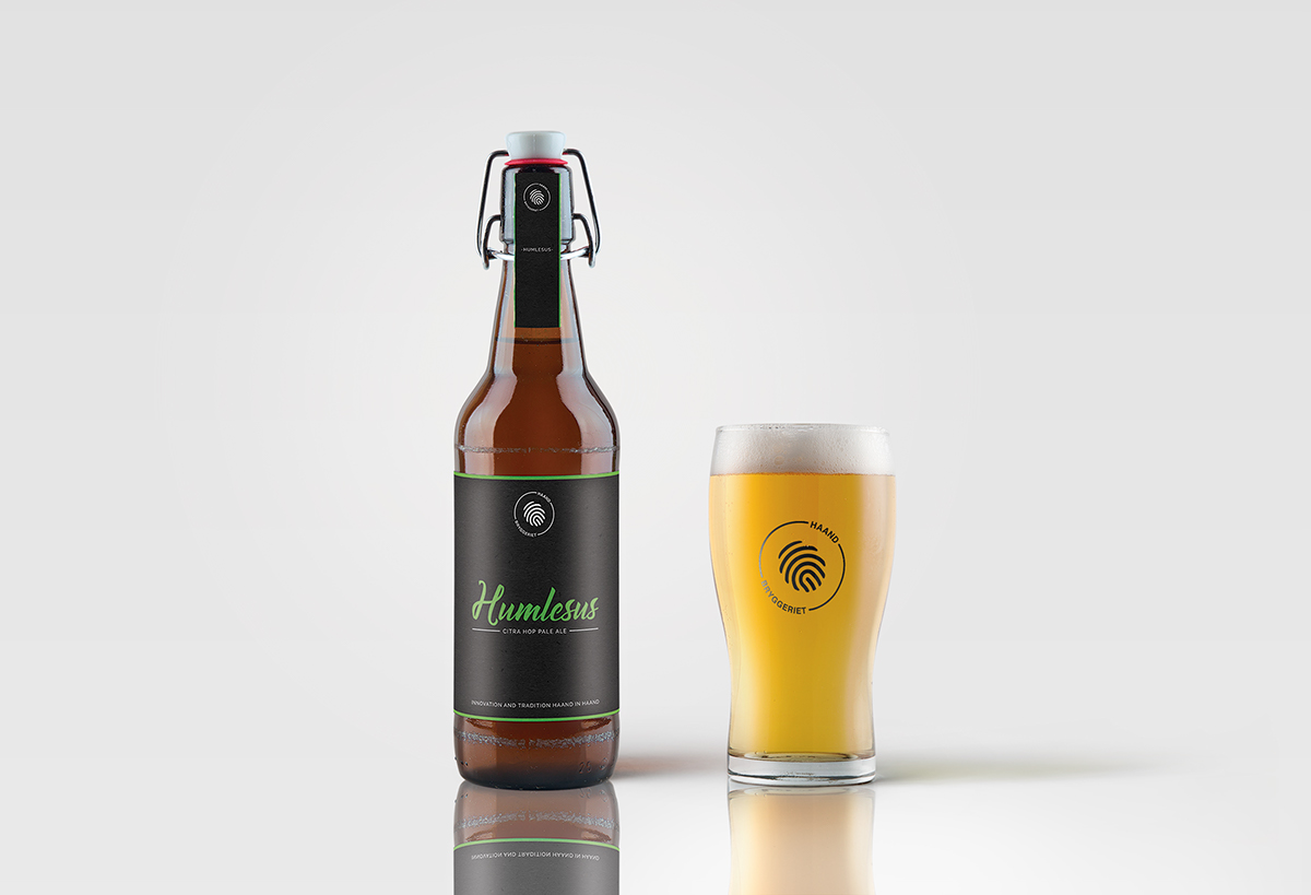 beer rebranding norway Scandinavian minimalistic graphic design  brand identity marketing   Drammen
