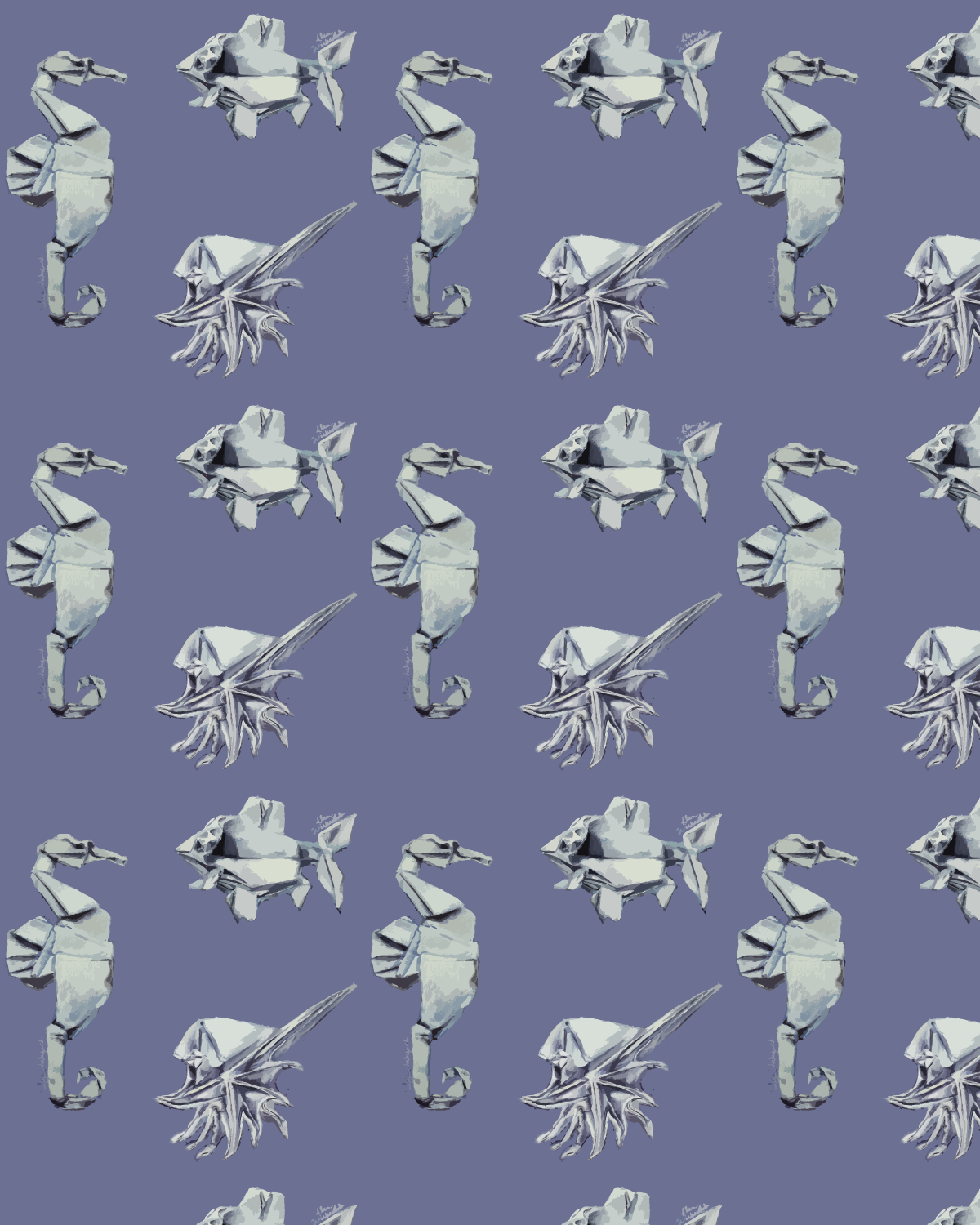 pattern pattern design  chickens chicken origami  marine