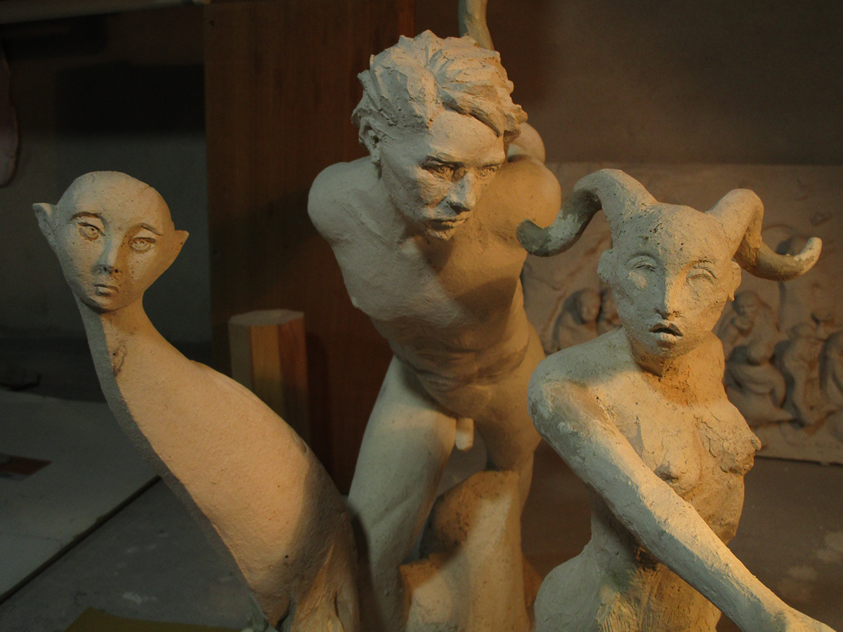 arcilla clay escultura sculpture figurative ceramic