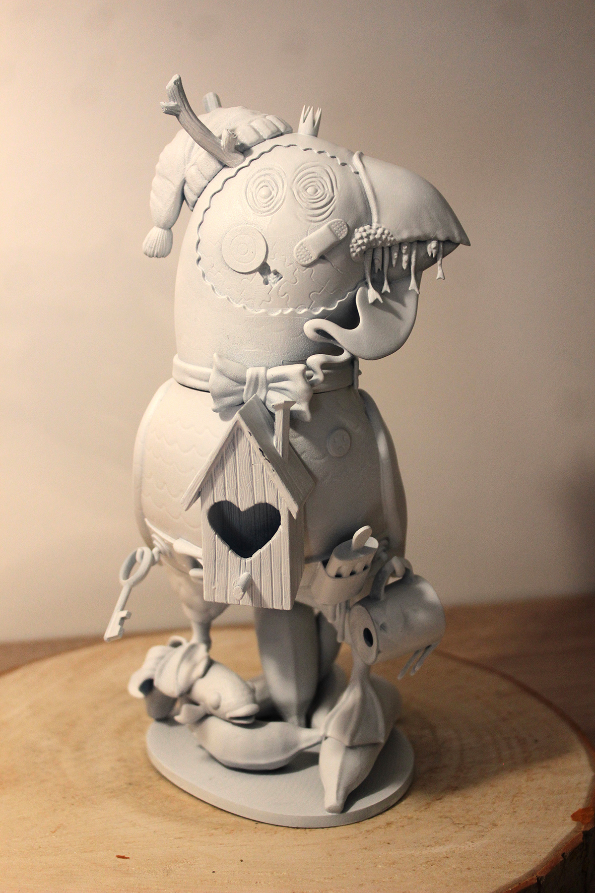 sculpture 3dprint Character puffin aceland print Sculpt model