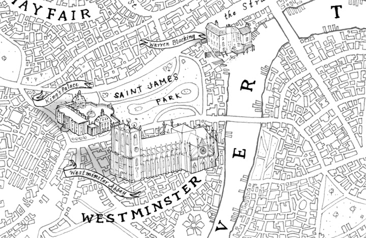 map London regency cartography