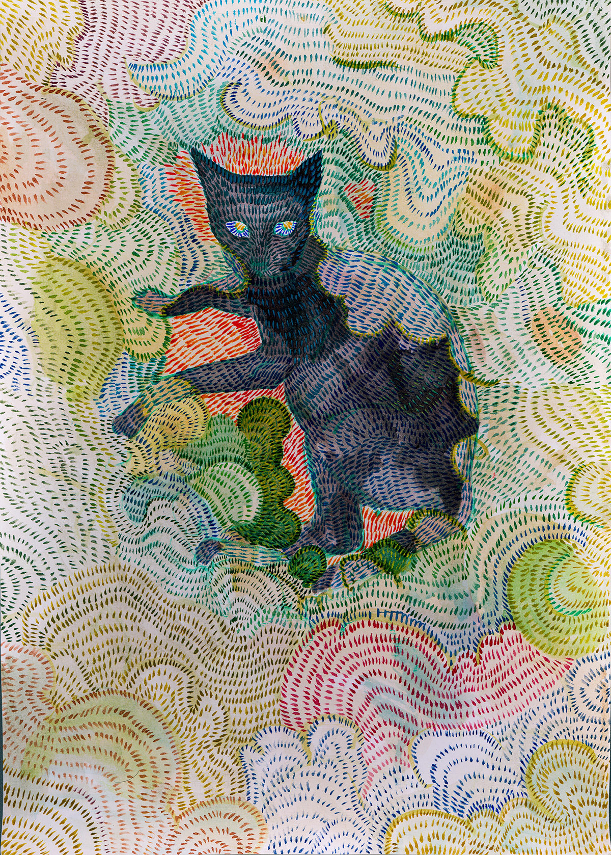 Cat Drawing  ILLUSTRATION  painting   watercolor
