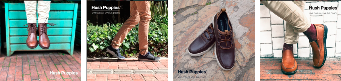Hush Puppies graphic design  diseño gráfico zapatos shoes Photography  Fotografia