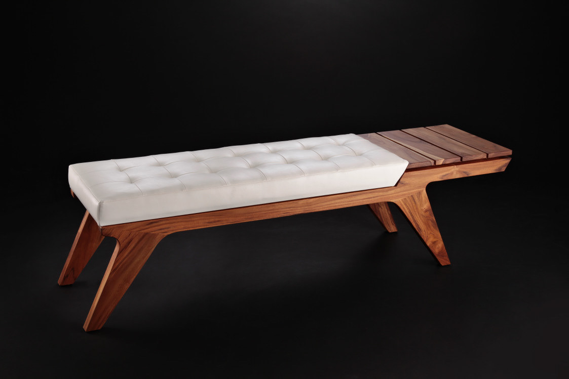 bench teak MID-CENTURY  modern