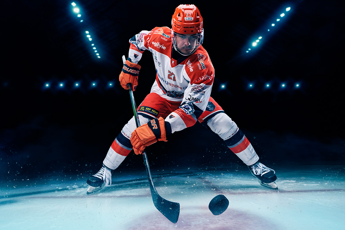 Icehockey hockey sports retouch grading Photography  photoshop Advertising  branding  marketing  