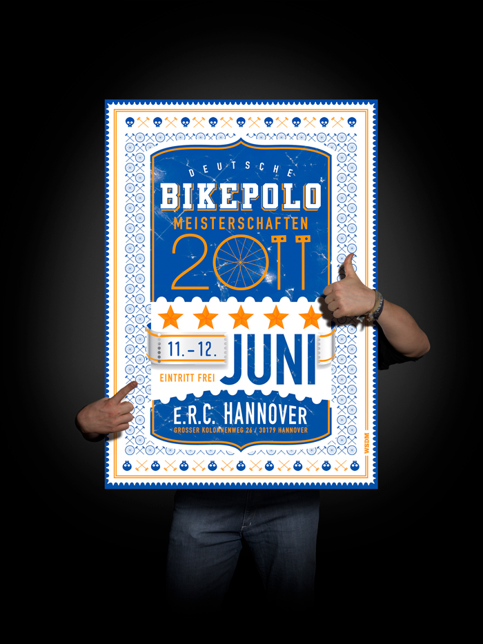 Poster Design bikepolo Championship Event Design