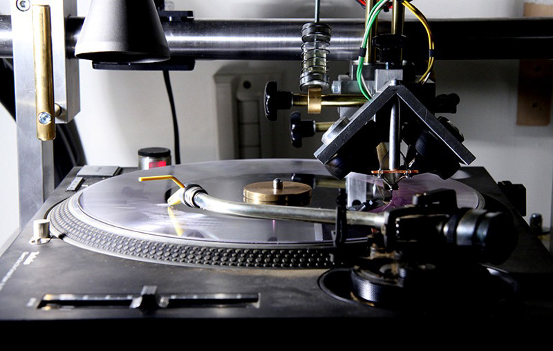 vinyl records cutting Dubplate