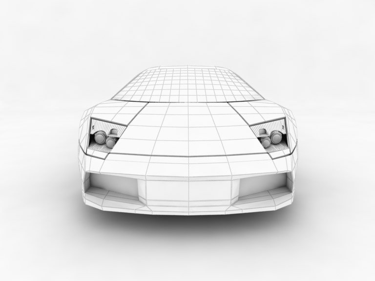 lamborghini murcielago Lamborghini Murcielago 3D model 3D 3D Studio Max 3ds car model V Ray