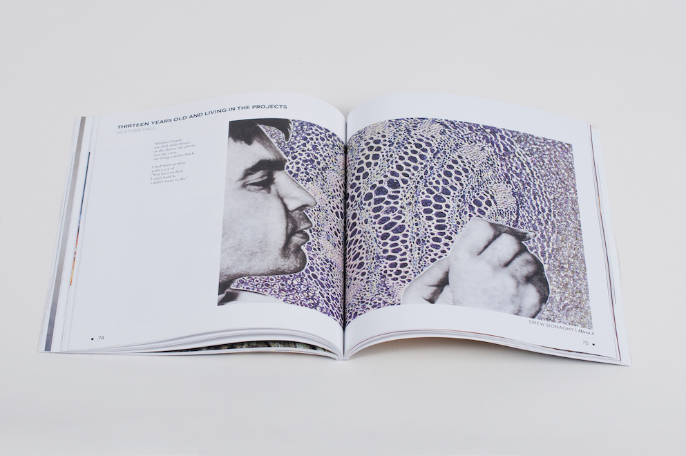 spindrift art literary journal print Layout