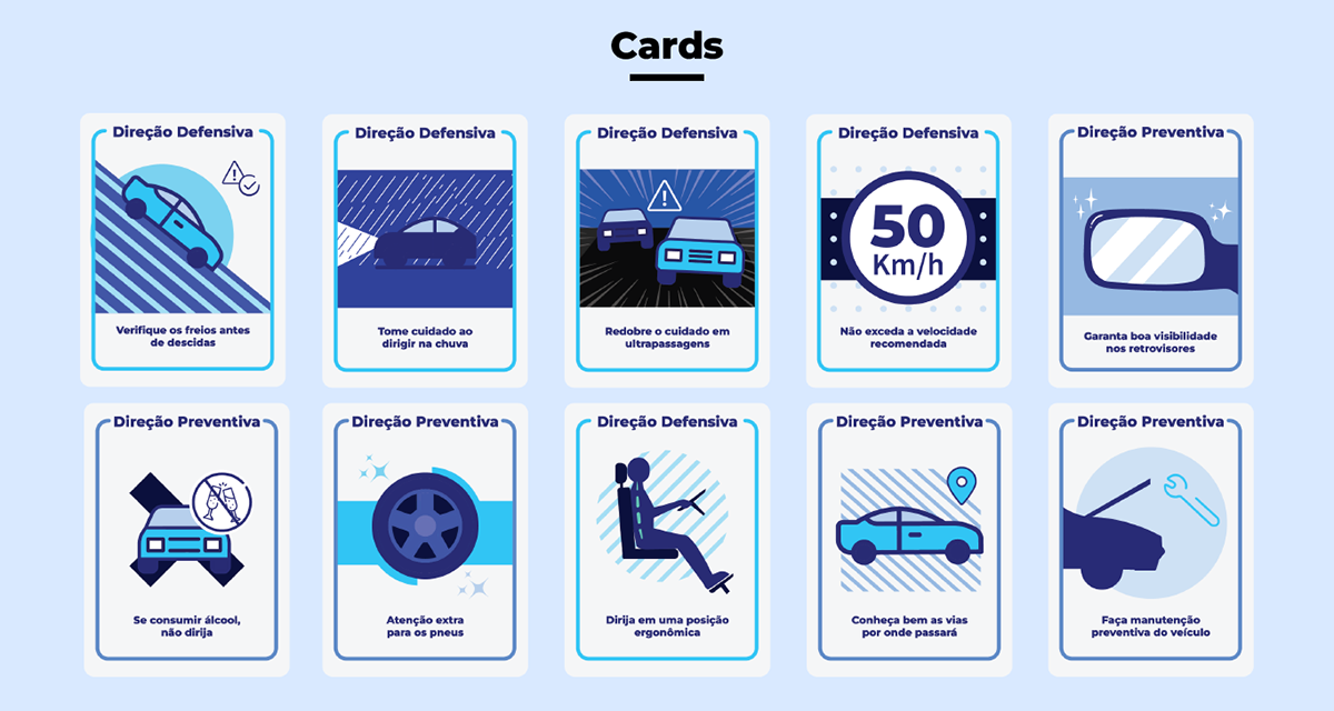 cards Ilustração jogo de cartas Packaging