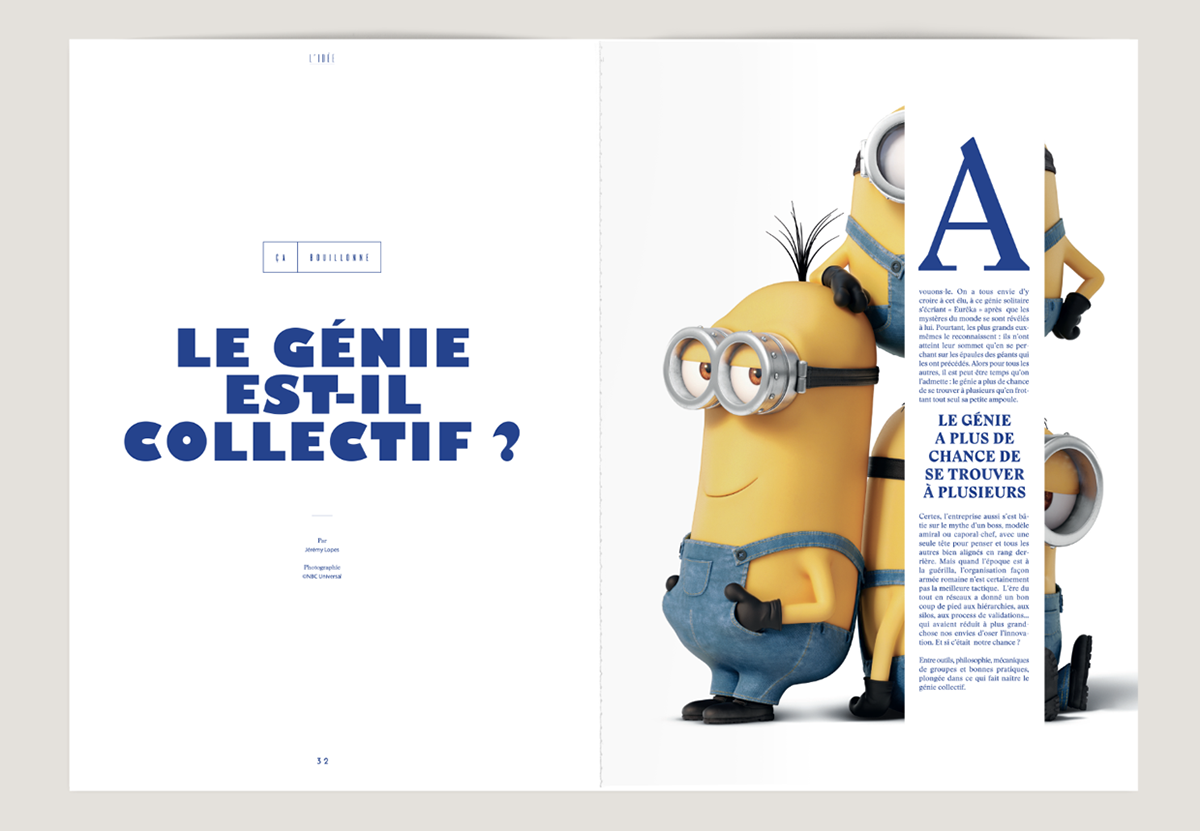 Anja Niemi adn L'adn fonts blue editorial Violaine&jeremy