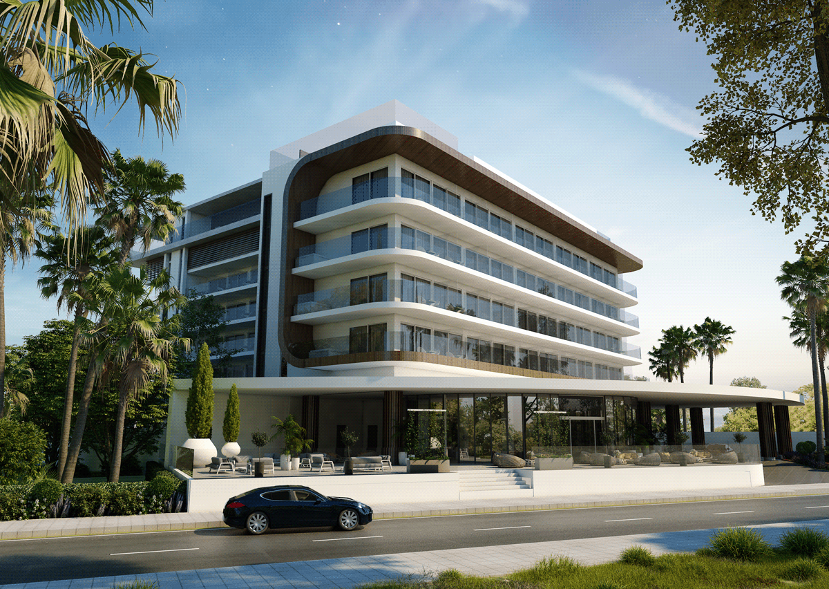 Architects Cyprus architecture Civil Engineers Contemporary Building hotel design M+N Mita Modern Hotel