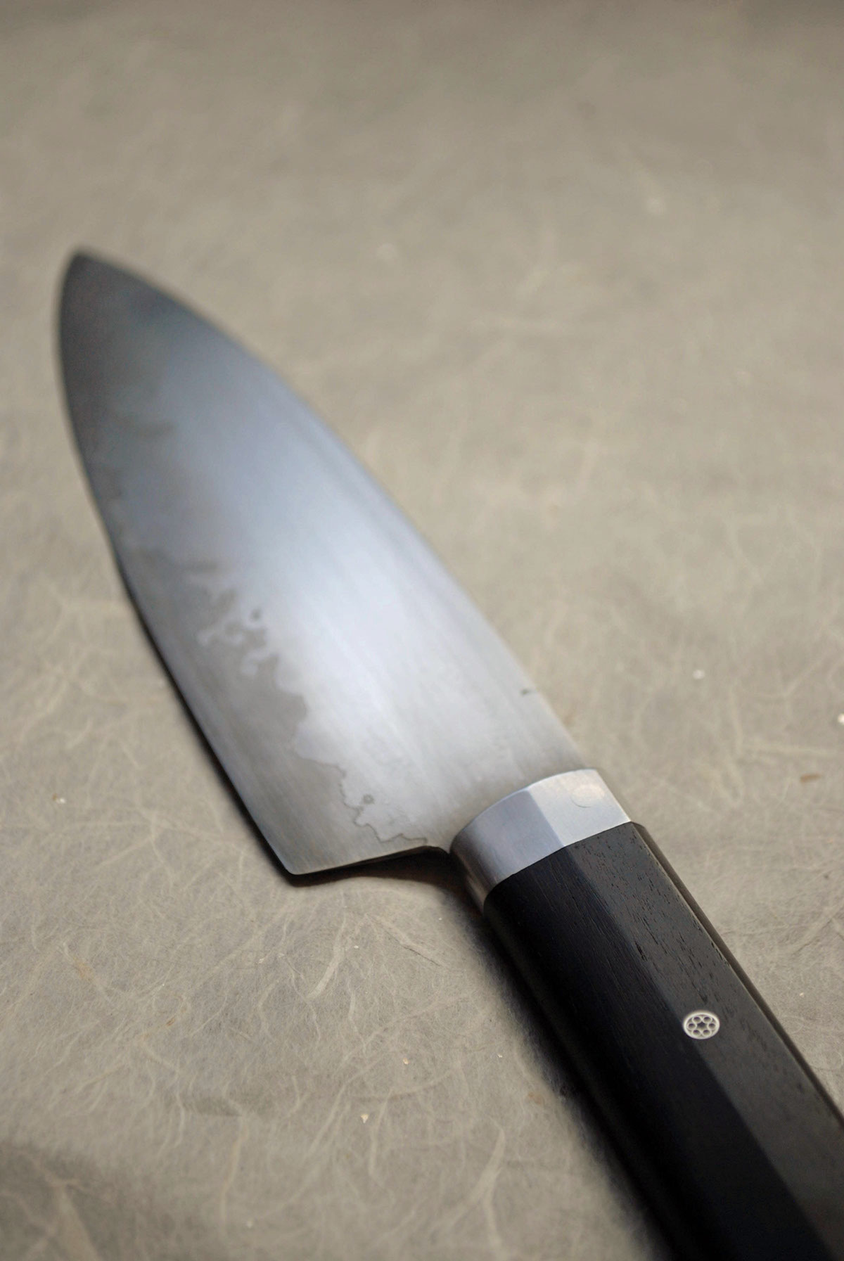 knife wood metal african Blackwood Stainless kitchen