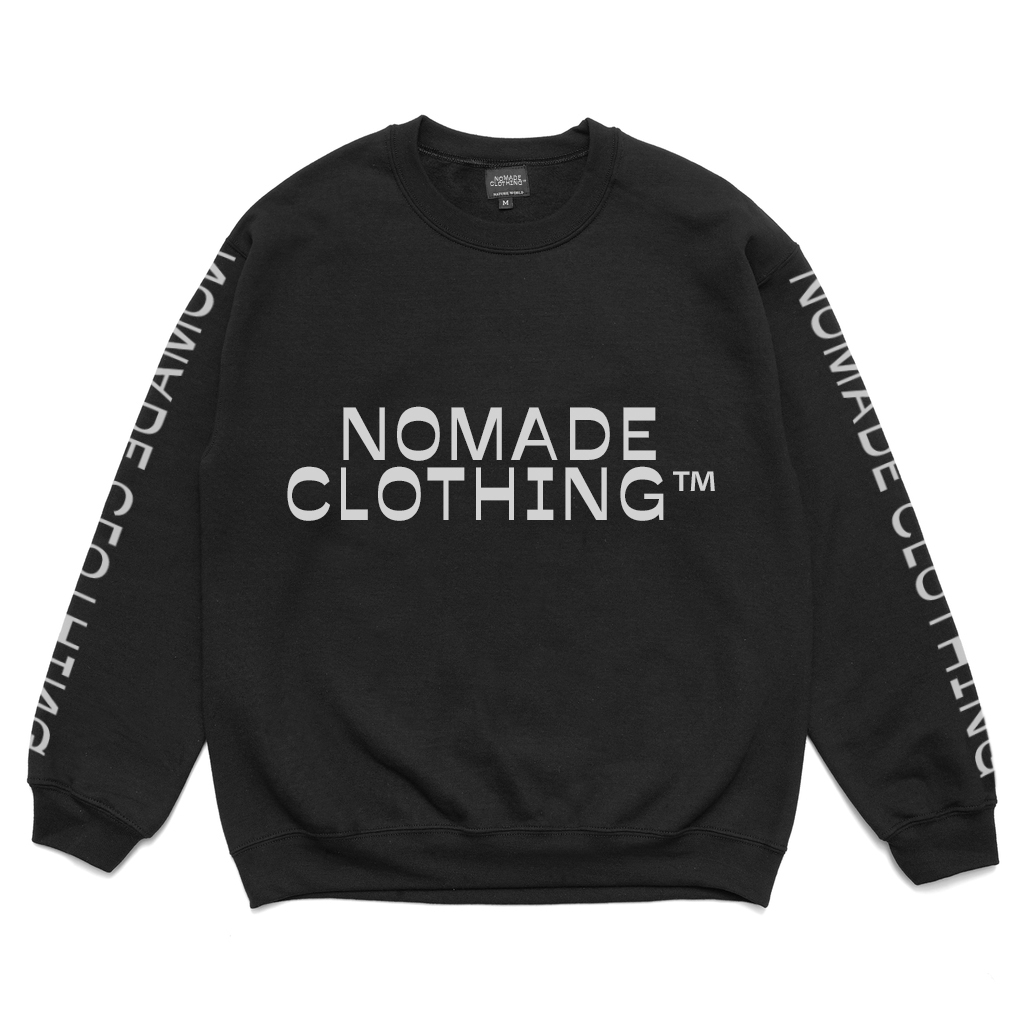 NOMADE CLOTHING Clothing branding  brand Project Fashion  Style black White logo