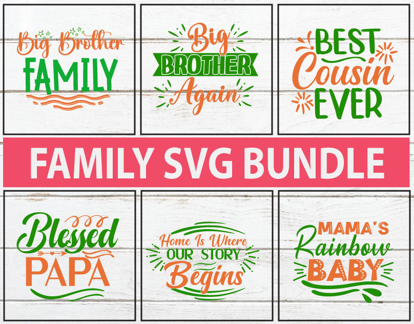 Family SVG Bundle on Behance