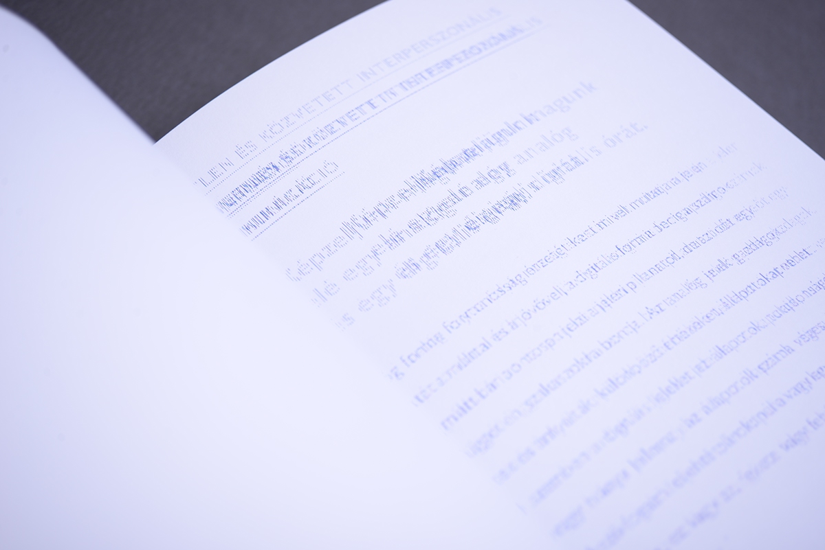 code decode thesis encode secret blue editorial book nonfigurative monochrome
