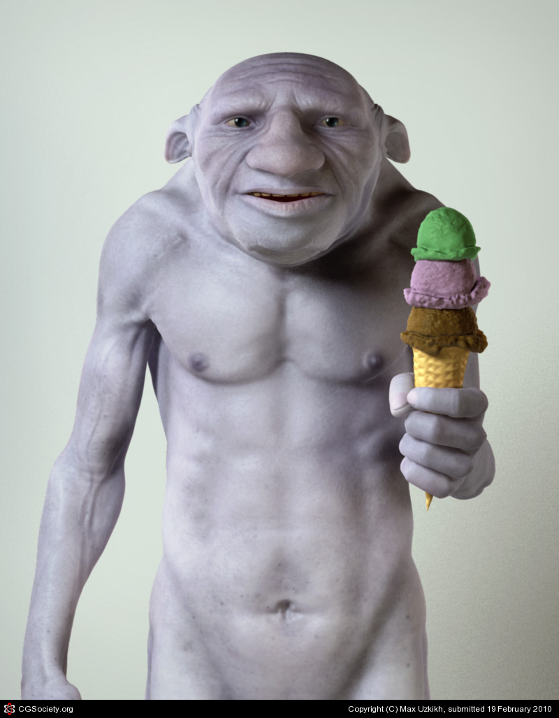 fish fly monkey monster ice cream specialthx special thx Max Uzkikh character design animation