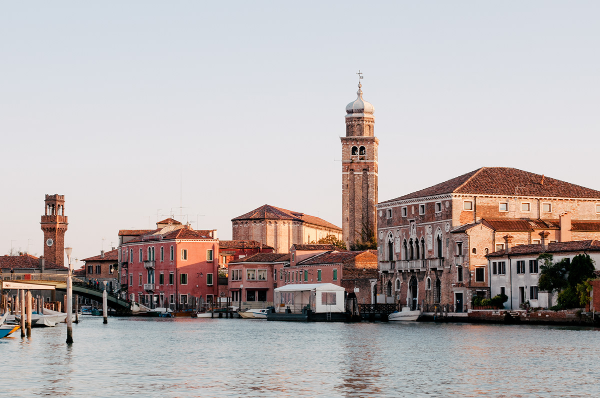 Venice Italy Water transport seagulls Yards sunset views Citylife