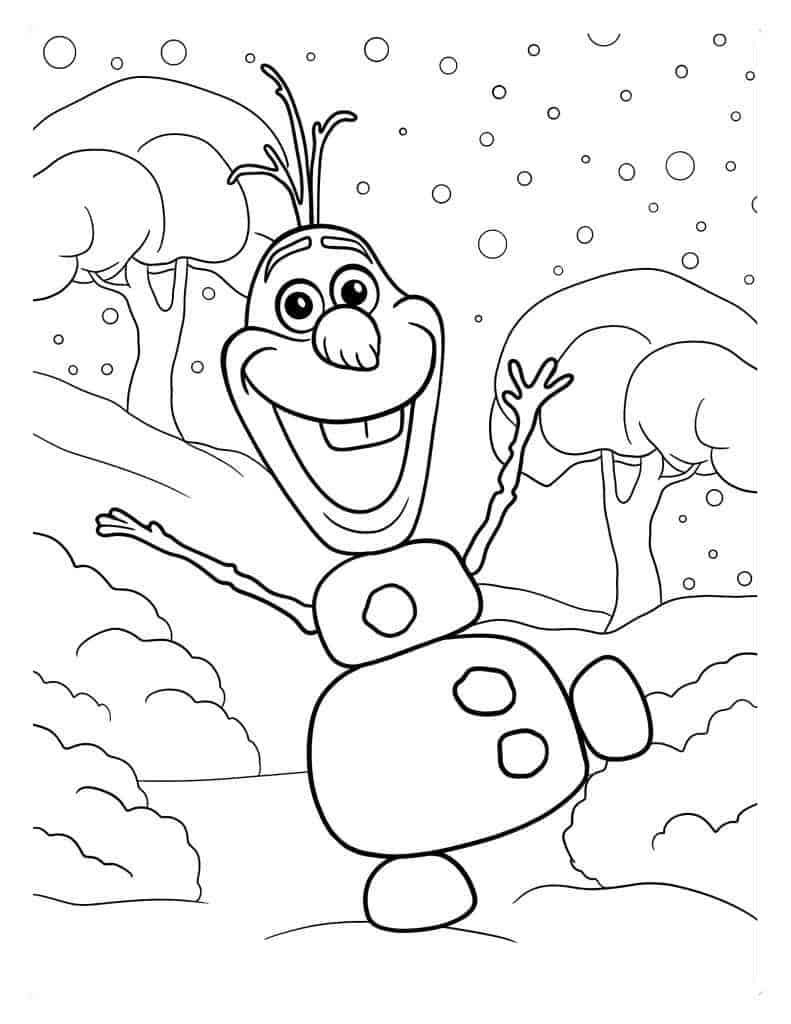 olaf frozen Coloringpageswk olaf coloring pages