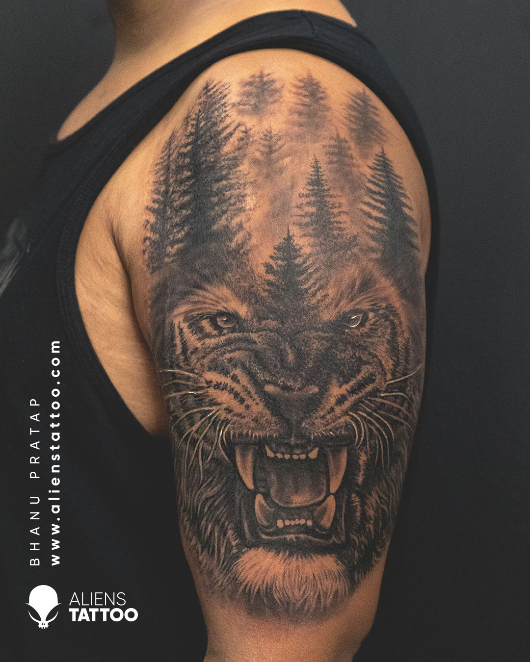 Tiger Tattoo by Bhanu Pratap at Aliens Tattoo India. on Behance