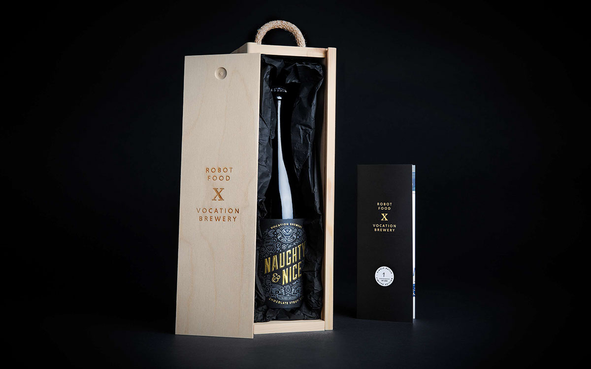 Christmas festive limited edition beer label beer packaging design design Collaboration