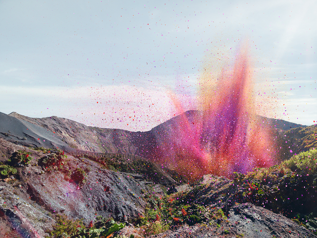 Landscape petal explosion Outdoor television Technology colour Nature product tv
