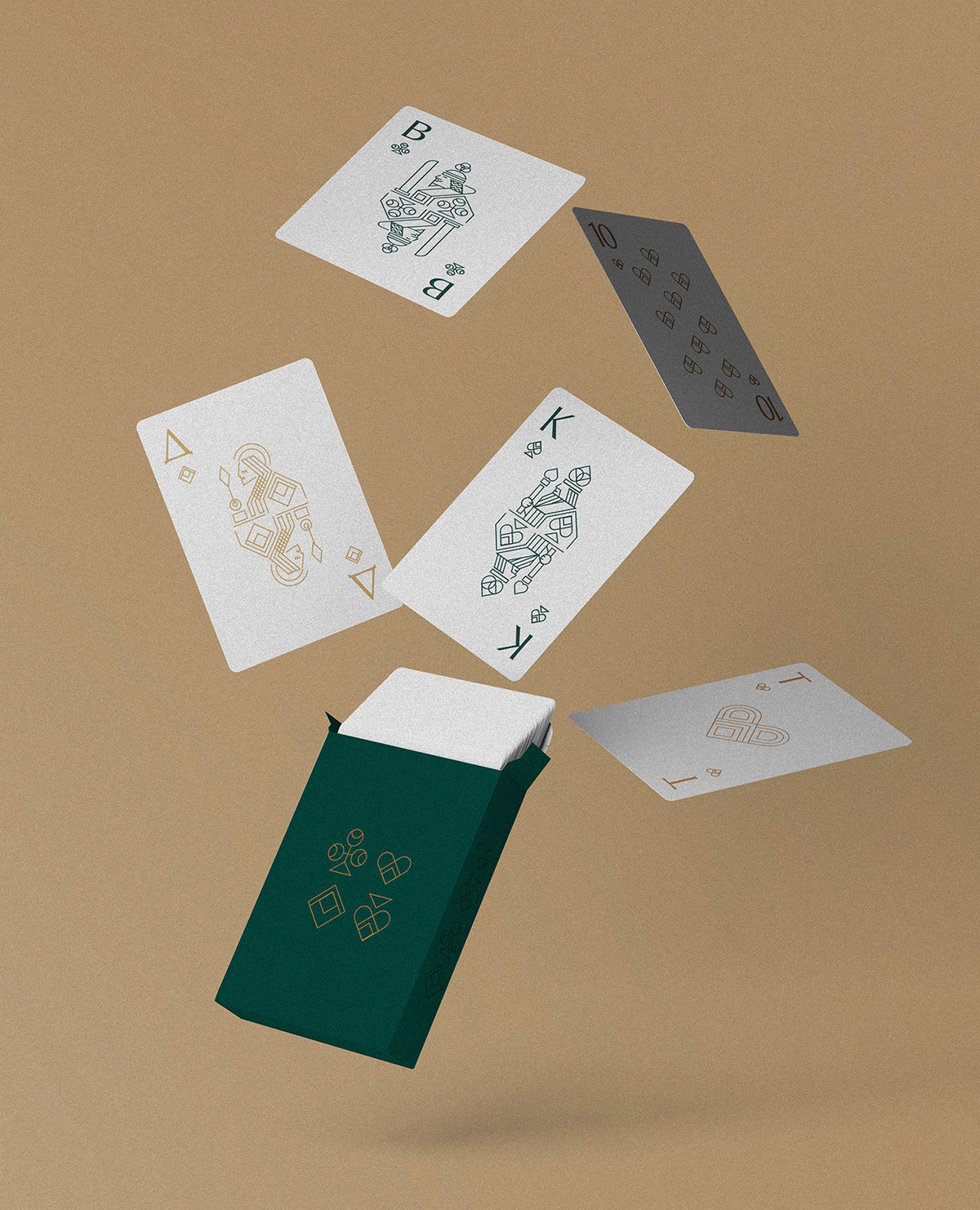 cards concept design game ILLUSTRATION  mafia Playing Cards product vector minimal