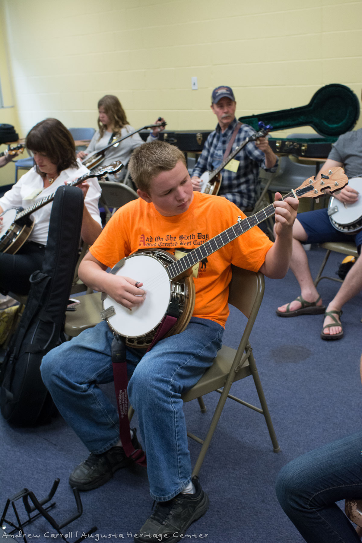West Virginia elkins traditional music bluegrass Banjo guitar fiddle Augusta Heritage Center Davis & Elkins
