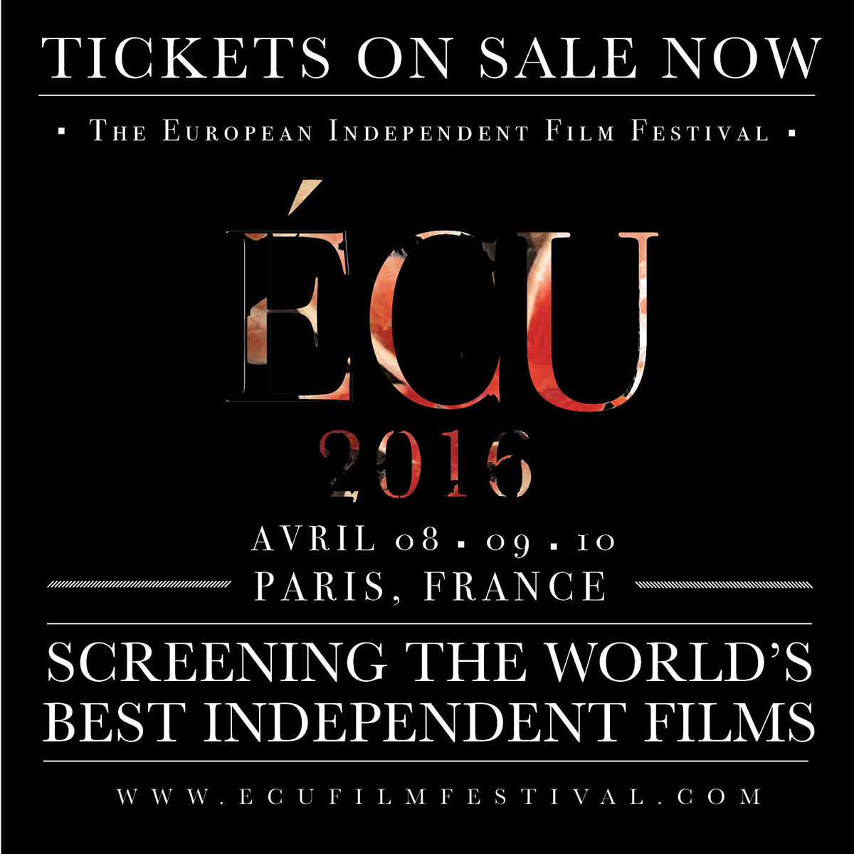 ECU FILM FESTIVAL film festival festival ticket design Poster Design Web Banners web content promotional design film promo film poster