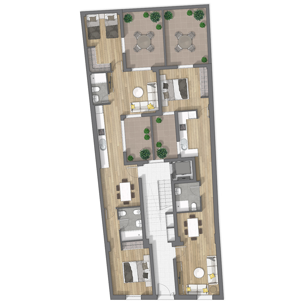 2D floor plan floorplan grundriss Plan plano Planta real estate rendering