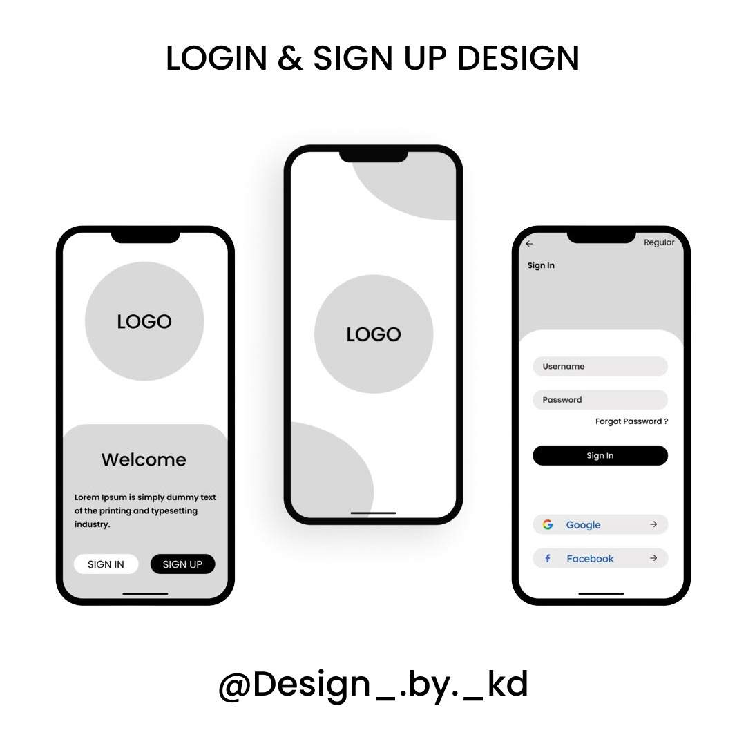 uidesign login page signup page  Figma