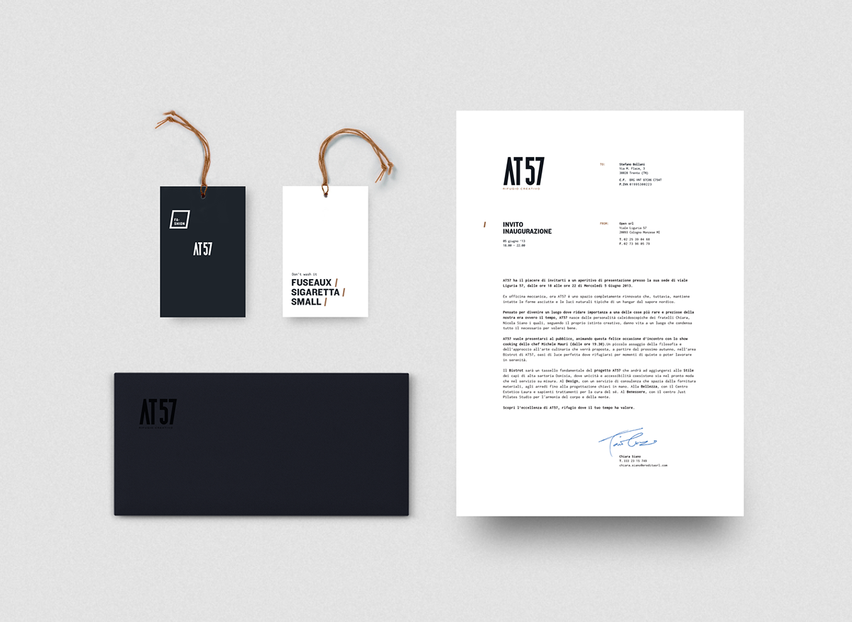 identity dynamic identity logo design iphone iPad black and white tailoring Food  restaurant Interior business card Stationery