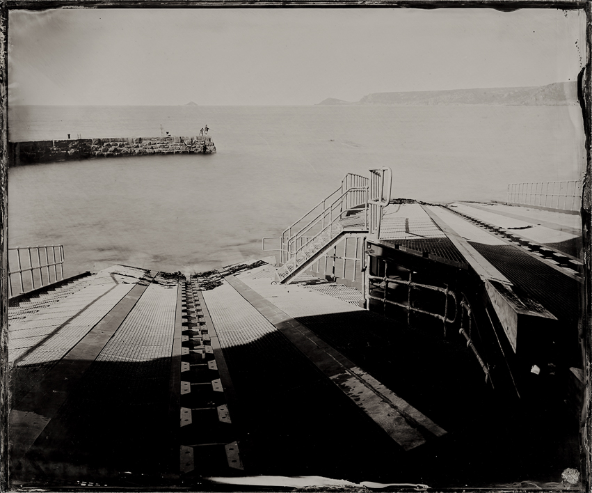 Lifeboat Station Project lifeboat RNLI nautical maritime sea search and rescue wet plate collodion process Ambrotype