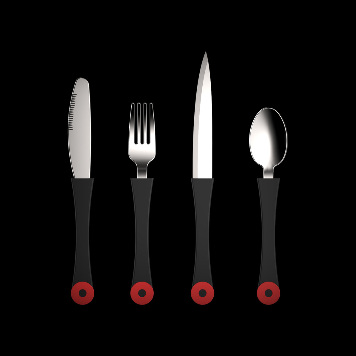 cutlery fork knife spoon tableware restaurant