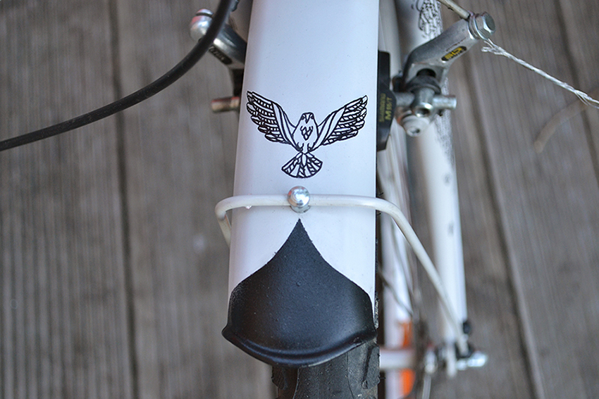 Bicycle  bike customized  Bell  Marker  Spray  balloon  bird Cycling hand made