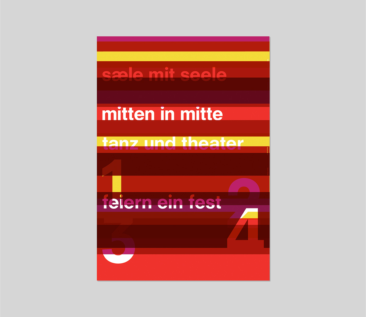 poster Poster series Overlay sophiensaele berlin multiply modular overprint