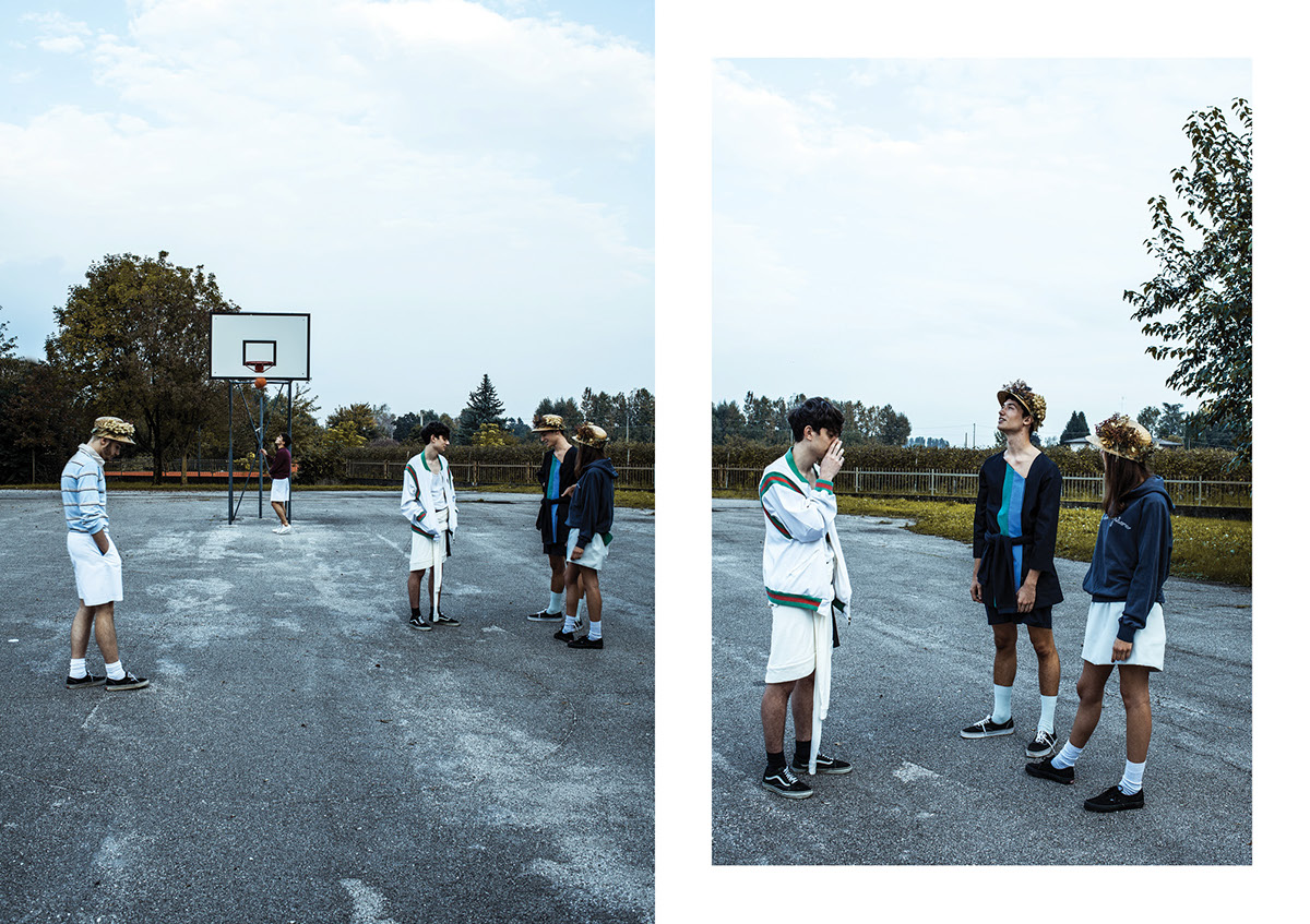 styling project Menswear phography graduate collection