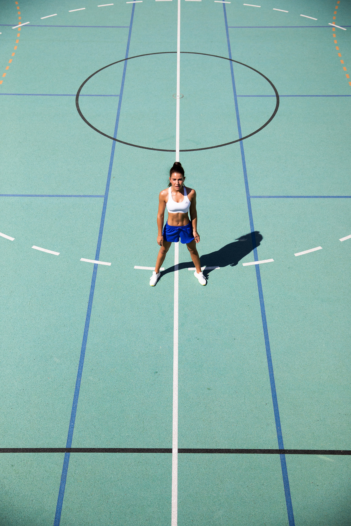 running court sport FIT girl graphically geometry Yoga fitness